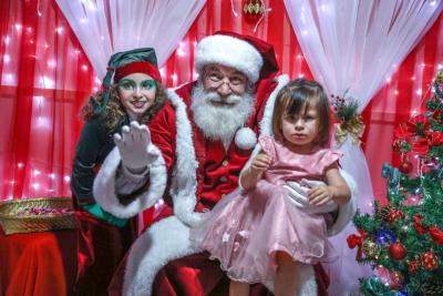 Centenas de pessoas acompanharam a Abertura do Natal em Laranjeiras do Sul